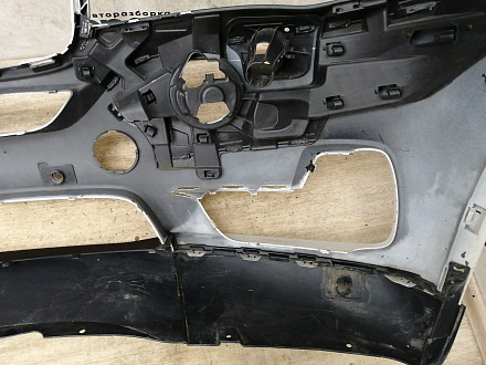 AA032298; Бампер передний; под паркт.; под омыват. (51117294480) для BMW Х5 III (F15) (2013-2018)/БУ; Оригинал; Р1, Мелкий дефект; 