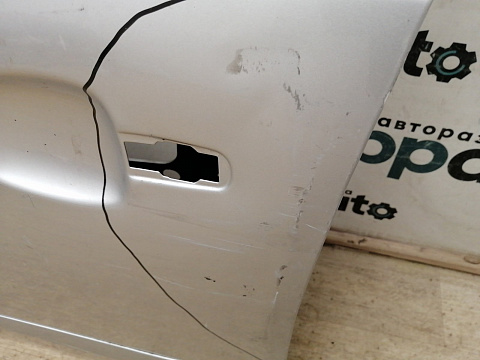 Фотография детали AA037922; Дверь передняя левая (13162874) для Opel Astra/БУ; Оригинал; Р3, Под восстановление; . Фото номер 4