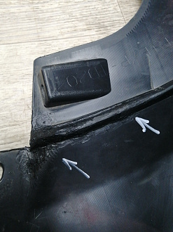 AA045833; Бампер передний; без паркт.; без омыват. (6400J025ZZ) для Mitsubishi ASX I рест.2 (2016- 2019)/БУ; Оригинал; Р1, Мелкий дефект; 