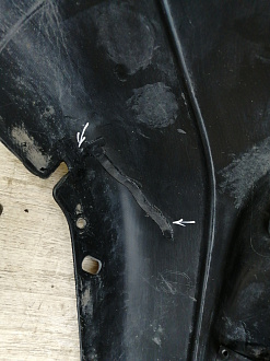 AA045371; Бампер передний; без паркт.; без омыват. (71711-54P) для Suzuki Vitara II (2014 — 2019)/БУ; Оригинал; Р2, Удовлетворительное; 