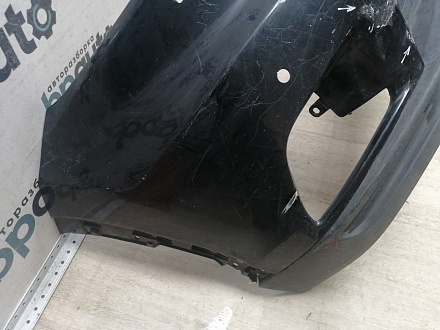 AA045949; Бампер передний; под паркт.; под омыват. (52119-0E220) для Toyota Highlander III (2014 — 2016)/БУ; Оригинал; Р1, Мелкий дефект; 