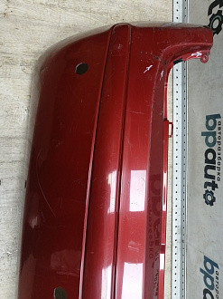 AA046072; Бампер задний, узкий молдинг; под паркт. (85022-BC640) для Nissan Micra III (K12) рест. (2007-2010)/БУ; Оригинал; Р1, Мелкий дефект; 