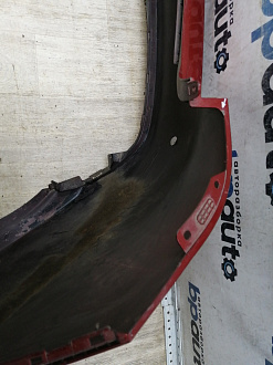 AA046122; Бампер задний; под паркт. (86611-4Y000) для Kia Rio III Sedan (2011- 2015)/БУ; Оригинал; Р1, Мелкий дефект; 