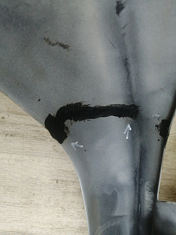 AA046091; Бампер передний; под паркт.; под омыват. (52119-33610) для Lexus ES V рест. (2009- 2012)/БУ; Оригинал; Р1, Мелкий дефект; 