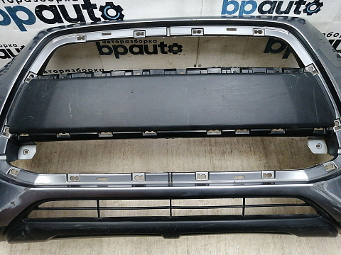 Фотография детали AA045837; Бампер передний; без паркт.; без омыват. (6400F307ZZ) для Mitsubishi ASX I рест. (2013-2016)/БУ; Оригинал; Р1, Мелкий дефект; . Фото номер 4