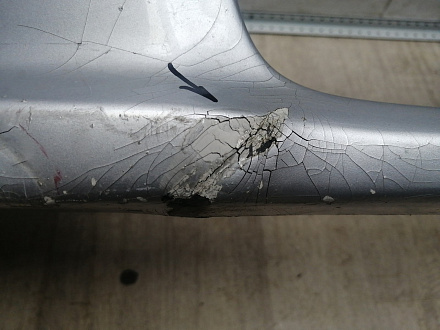 BA000180; Бампер передний; без паркт.; под омыват. (52119-05190) для Toyota Avensis/БУ; Оригинал; Р1, Мелкий дефект; 