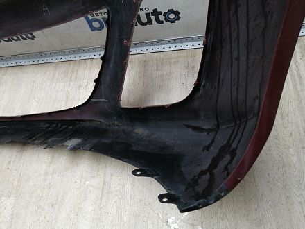 AA045764; Бампер передний; без паркт.; под омыват. (EH44-50031) для Mazda CX-7 I рест. (2009-2012)/БУ; Оригинал; Р1, Мелкий дефект; 