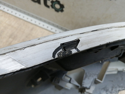 AA045625; Бампер передний; под паркт.; под омыват. (4G0 807 437) для Audi A6 C7/БУ; Оригинал; Р1, Мелкий дефект; 