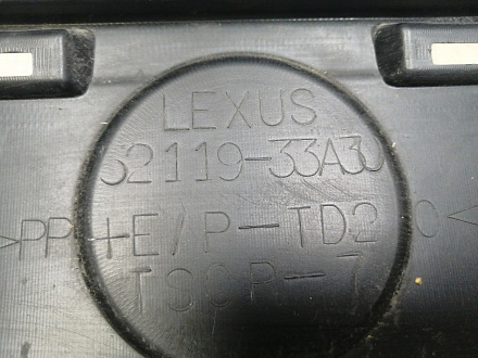 BA000267; Бампер передний; под паркт.; без омыват. (52119-33A30) для Lexus ES VI рест. (2015 - 2018)/БУ; Оригинал; Р1, Мелкий дефект; 
