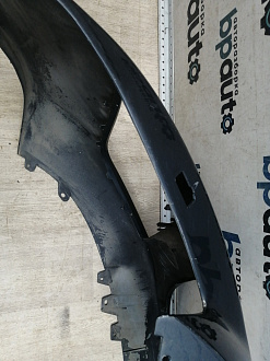 AA045729; Бампер передний; без паркт.; под омыват. (EH44-50031) для Mazda CX-7 I рест. (2009-2012)/БУ; Оригинал; Р1, Мелкий дефект; 