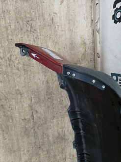 AA040262; Бампер задний; под паркт. (86611-1C310) для Hyundai Getz рест. (2005-2011)/БУ; Оригинал; Р1, Мелкий дефект; 