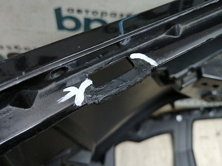 AA045844; Бампер передний; без паркт.; без омыват. (2803127XKQ11A) для Haval F7 I рест. (2022-н.в.)/БУ; Оригинал; Р1, Мелкий дефект; 