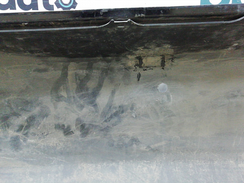 Фотография детали AA007384; Бампер задний; под паркт. (85022-EH140) для Infiniti M III (2005-2007)/БУ; Оригинал; Р1, Мелкий дефект; . Фото номер 17