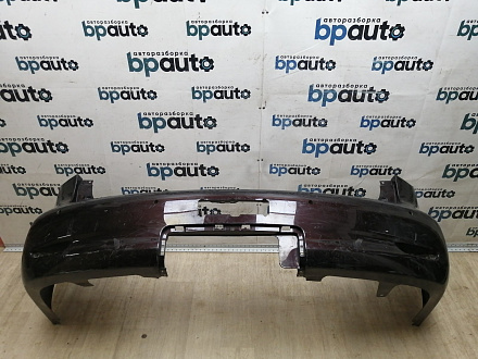 AA045384; Бампер задний, под накладку; под паркт. (85022-1LA0H) для Infiniti QX80 I рест. (2014-2017)/БУ; Оригинал; Р1, Мелкий дефект; 