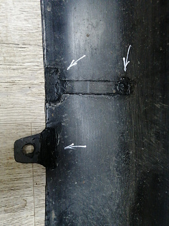 AA045245; Бампер задний; без паркт. (52159-12A30) для Toyota Corolla 150 (2006-2009)/БУ; Оригинал; Р2, Удовлетворительное; 