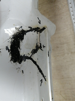 AA045409; Бампер передний; без паркт.; без омыват. (13225746) для Opel Astra/БУ; Оригинал; Р1, Мелкий дефект; 