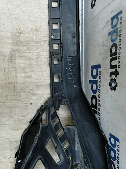 AA045374; Бампер передний; без паркт.; без омыват. (5CG807221B) для Jetta VS5 I (2020-2022)/БУ; Оригинал; Р1, Мелкий дефект; 