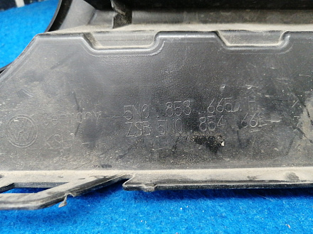 AA028463; Накладка ПТФ левая, Sport-Style (5N0853665H) для Volkswagen Tiguan I рест. (2011- 2016)/БУ; Оригинал; Р1, Мелкий дефект; 