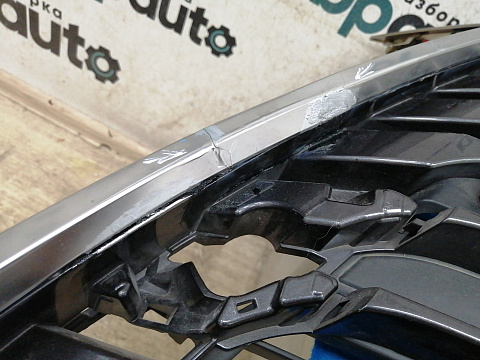 Фотография детали AA030377; Решетка радиатора; под паркт. (53101-78110) для Lexus NX рест. (2017-н.в.)/БУ; Оригинал; Р2, Удовлетворительное; . Фото номер 7
