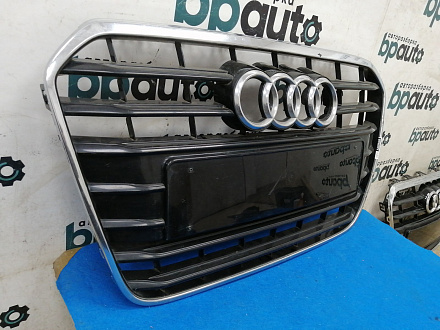 AA026465; Решётка радиатора; без паркт. (4G0 853 653) для Audi A6 C7/БУ; Оригинал; Р2, Удовлетворительное; 