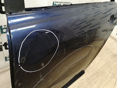 Фотография детали AA038821; Дверь задняя левая (67004-05110) для Toyota Avensis/БУ; Оригинал; Р3, Под восстановление; . Фото номер 4