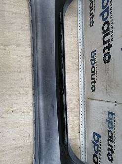 AA046119; Бампер задний; без паркт. (86611-4Y000) для Kia Rio III Sedan (2011- 2015)/БУ; Оригинал; Р1, Мелкий дефект; 