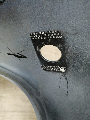 Фотография детали AA046107; Бампер передний, AMG; под паркт.; без омыват. (A2058850925) для Mercedes-Benz C-klasse IV (W205) (2014-2018)/БУ; Оригинал; Р1, Мелкий дефект; . Фото номер 24