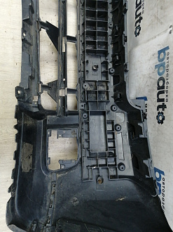 AA046540; Бампер передний; под паркт.; под омыват. (AH42-17F003-AAW) для Land Rover Range Rover III рест.2 (2009 - 2012)/БУ; Оригинал; Р1, Мелкий дефект; 