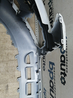 BA000257; Бампер передний, S-line; без паркт.; под омыват. (8R0 807 437 AC) для Audi Q5 I рест. (2012-2017)/БУ; Оригинал; Р1, Мелкий дефект; 