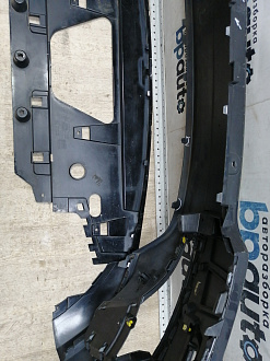 AA045882; Бампер передний; под паркт.; под омыват. (J8A2-17F003-GAW) для Land Rover Range Rover Velar L560 (2017 - 2023)/БУ; Оригинал; Р1, Мелкий дефект; 