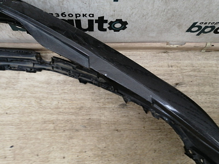 AA032548; Бампер передний; под паркт.; под омыват. (7P6807221D) для Volkswagen Touareg II рест. (2014-2018)/БУ; Оригинал; Р1, Мелкий дефект; 