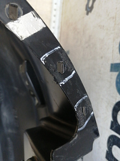 AA046081; Бампер задний; без паркт. (85022 9U040) для Nissan Note/БУ; Оригинал; Р1, Мелкий дефект; 