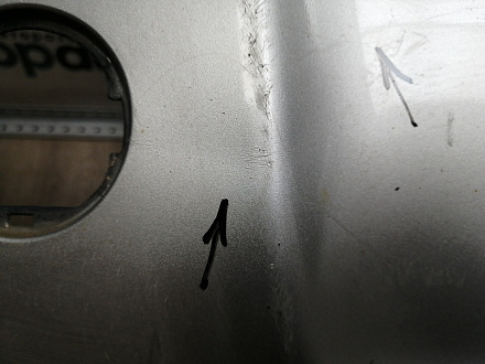 AA045680; Бампер передний; без паркт.; без омыват. (52119-02680) для Toyota Auris I (2007- 2010)/БУ; Оригинал; Р1, Мелкий дефект; 