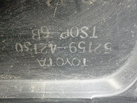 AA044516; Бампер задний, Long; под паркт. (52159-42130) для Toyota Rav4 30 рест. V 2.4 (2009 - 2010)/БУ; Оригинал; Р1, Мелкий дефект; 