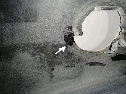 AA045407; Бампер передний; без паркт.; без омыват. (13225746) для Opel Astra/БУ; Оригинал; Р1, Мелкий дефект; 