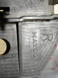 AA045102; Зеркальный элемент правый (87931-0K070) для Toyota/БУ; Оригинал; Р1, Мелкий дефект; 