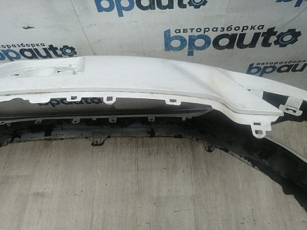 AA046026; Бампер передний; без паркт.; без омыват. (9674576177) для Peugeot 308 I рест. (2011-2015)/БУ; Оригинал; Р2, Удовлетворительное; 