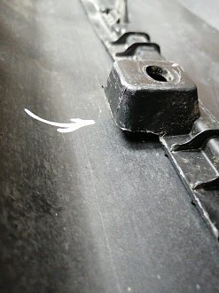 AA045477; Бампер задний; под паркт. (86611-M0000) для Hyundai Creta I (2016-2021)/БУ; Оригинал; Р2, Удовлетворительное; 