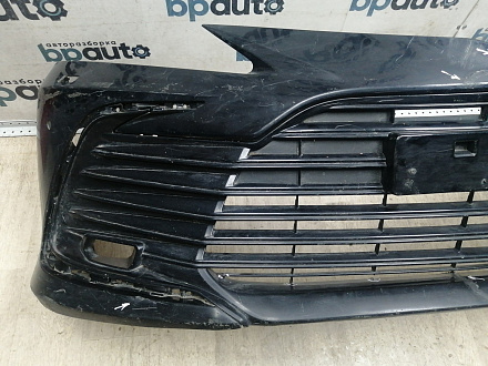 AA045788; Бампер передний; под паркт.; под омыват. (52119-06J20) для Toyota Camry 70 рест. (2021-2024)/БУ; Оригинал; Р2, Удовлетворительное; 