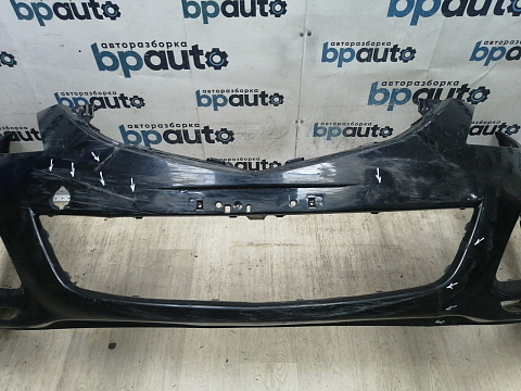 Фотография детали AA044508; Бампер передний; без паркт.; под омыват. (GDK4-50031) для Mazda 6 GH/БУ; Оригинал; Р2, Удовлетворительное; . Фото номер 7