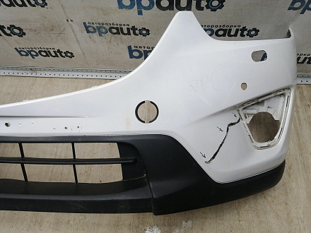 AA045827; Бампер передний; под паркт.; под омыват. (KD45-50031) для Mazda CX-5/БУ; Оригинал; Р1, Мелкий дефект; 