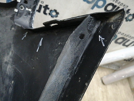 AA045601; Бампер передний; под паркт.; под омыват. (8K0 807 437 AC) для Audi A4 B8/БУ; Оригинал; Р2, Удовлетворительное; 