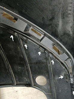 AA045401; Бампер передний; под паркт.; под омыват. (52119-06C40) для Toyota Camry/БУ; Оригинал; Р2, Удовлетворительное; 