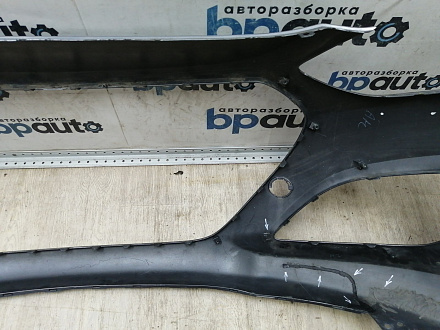 AA044881; Бампер передний; без паркт.; без омыват. (86511-A6000) для Hyundai I 30/БУ; Оригинал; Р2, Удовлетворительное; 