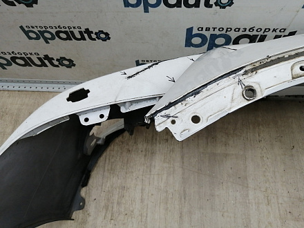 AA044825; Бампер передний; под паркт.; под омыват. (52119-0F090) для Toyota Verso I (2009- 2012)/БУ; Оригинал; Р2, Удовлетворительное; 