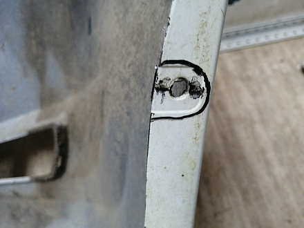 AA045614; Бампер задний; без паркт. (86611-4L200) для Hyundai Solaris I HB (2010- 2014)/БУ; Оригинал; Р2, Удовлетворительное; 