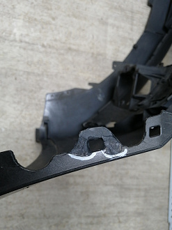 AA045807; Бампер передний, S-line; под паркт.; под омыват. (4G8 807 437 F) для Audi A7 I Sportback (2010-2014)/БУ; Оригинал; Р1, Мелкий дефект; 