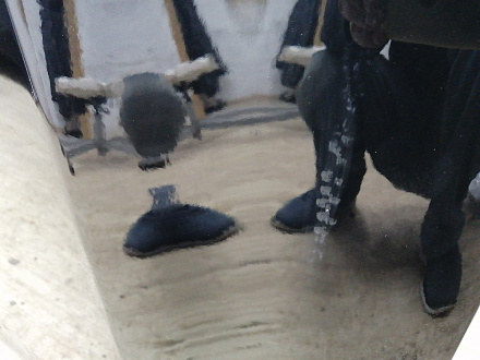 AA017801; Капот ( 53301-60590) для Toyota Land Cruiser/БУ; Оригинал; Р1, Мелкий дефект; (218) Черный перламутр