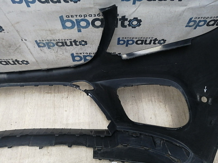 AA045783; Бампер передний; под паркт.; без омыват. (A1668851800) для Mercedes-Benz GLS-klasse I (X166) (2015-2019)/БУ; Оригинал; Р1, Мелкий дефект; 