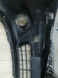 AA046010; Бампер передний; без паркт.; под омыват. (62022-BH10H) для Nissan Note I рест. (2009-2013)/БУ; Оригинал; Р1, Мелкий дефект; 